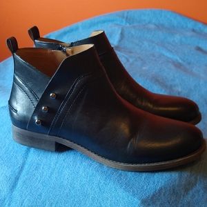 Franco Sarto | Black Leather ‘Kelton' Booties